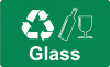 Recycling Sticker - Glass Recycling Sticker - Glass