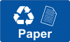 Recycling Sticker - Paper Recycling Sticker - Paper