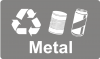 Recycling Sticker - Metal Recycling Sticker - Metal