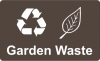Recycling Sticker - Garden Waste Recycling Sticker - Garden Waste
