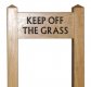 Ladder Sign on 75mm (3") Posts Ladder Sign on 75mm (3") Posts